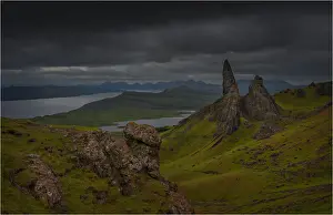 Old man of Storre, Isle of Skye, Inner Hebrides, Scotland