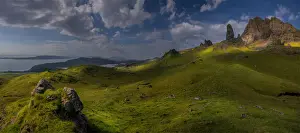 Old man of Storre, Isle of Skye, Inner Hebrides, Scotland