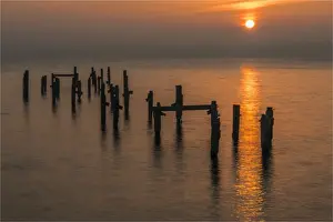 Images Dated 13th March 2014: Old Pier at Swanage, Dorset, England, United Kingdom