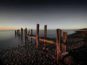 Images Dated 1st October 2022: Old and rotting jetty at San Remo, Bass Coast, Victoria, Australia