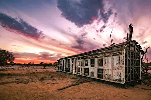 old trailer australian outback