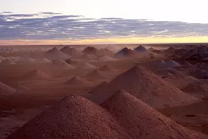 Opal mining area in Coober Pedy in the South Australian Outback