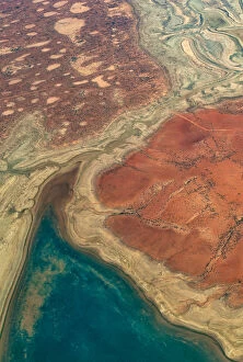 Images Dated 2018 August: Outback Australia in drought from the Air