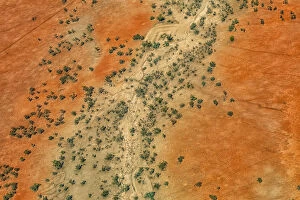 Images Dated 12th August 2018: Outback Australia in drought from the Air