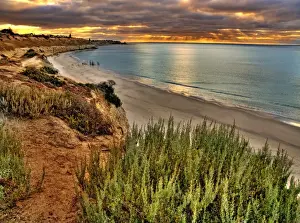 Overcast sunset