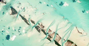 Aerial Beach Photography Collection: Overhead earth and ocean shots