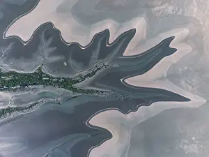 Images Dated 2023 August: Overhead shot showing tributaries from the King River