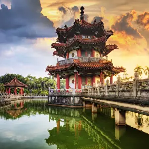 Pagoda at 228 Peace Park in Zhongzheng, Taipei