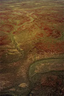 Images Dated 28th July 2011: The Painted hills, an area of outstanding natural beauty in the arid region of Anna Creek