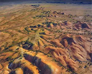 Images Dated 28th July 2011: The Painted hills, an area of outstanding natural beauty in the arid region of Anna Creek