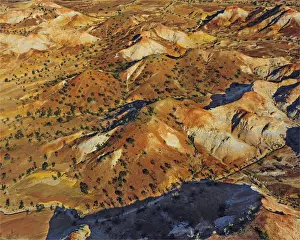 Images Dated 28th July 2011: The Painted hills, an area of outstanding natural beauty in the arid region of Anna Creek
