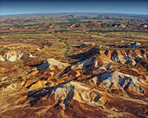 Images Dated 28th July 2011: The Painted hills, an area of outstanding natural beauty in the arid region of Anna Creek