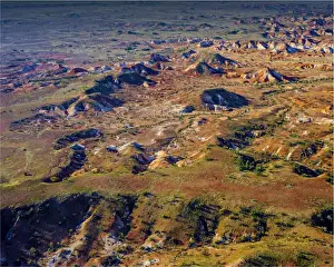 Images Dated 28th July 2011: The Painted hills, an area of outstanding natural beauty in the arid region of Anna Creek