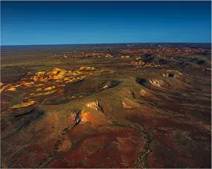 Images Dated 28th July 2011: The Painted hills, an area of outstanding natural beauty in the arid region of Anna Creek