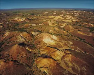 Images Dated 28th July 2011: The Painted hills, an area of outstanding natural beauty in the arid region of Anna Creek
