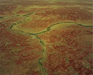 The Painted hills, an area of outstanding natural beauty in the arid region of Anna Creek, outback South Australia