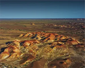 Images Dated 28th July 2011: The Painted hills, an area of outstanding natural beauty in the arid region of Anna Creek