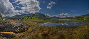 Lakeshore Prints: Panorama of Eilean Donan Castle