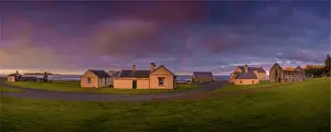 Dramatic Landscape Prints: Panorama of Kingston buildings