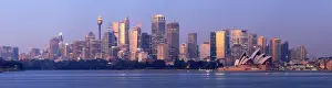 Panorama of Sydney Skyline at Sunset