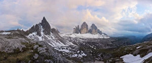 Images Dated 11th August 2017: Panorama view of Tre Cime, Dolomite - Italy
