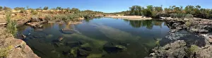 Panoramic landscape view of Manning Gorge Western Australia
