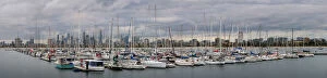 Awe Inspiring Australian Panoramas Collection: Panoramic view of St Kilda Pier Melbourne