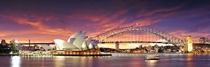 Images Dated 26th September 2012: Panoramic view of Sydney Opera House