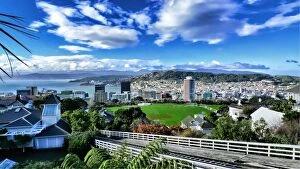 Awe Inspiring Australian Panoramas Collection: Panoramic view of Wellington