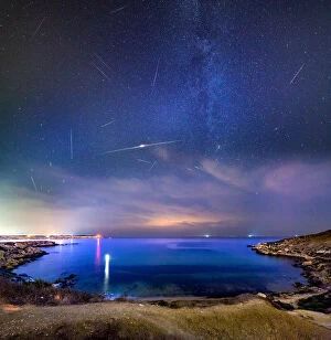 Images Dated 12th August 2018: Perseids over Mgiebah Bay