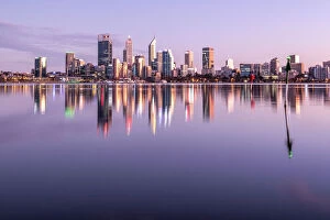 Lea Scaddan Collection: Perth city at sunrise