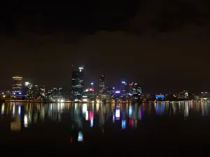 Perth at night