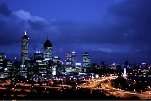 Perth Skyline at night