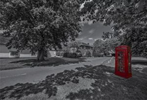Images Dated 21st May 2015: Phone booth at Sturminster Marshall