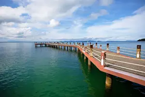 Pier at Independence Beach, Sihanoukville, Cambodia