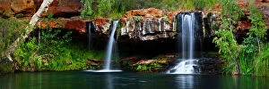 Awe Inspiring Australian Panoramas Collection: Pilbara Waterfall