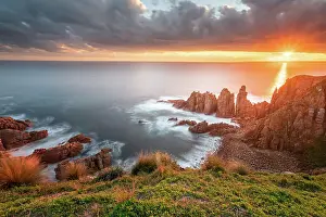 John White Photos Prints: Pinnacles Lookout. Cape Woolamai. Victoria. Australia