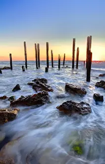 Poles of Pt Willunga Jetty