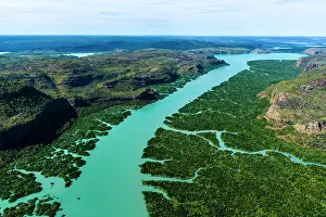 Horizon Over Land Prints: Porosus Creek, Hunter River, Mitchell River National Park