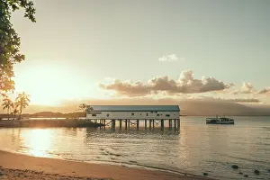 Paradise Prints: port douglas sunset harbour