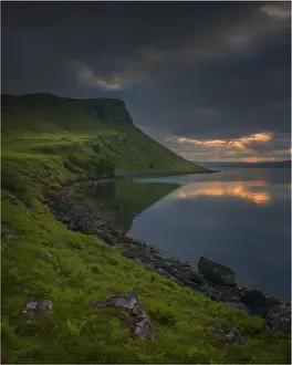 Inner Hebrides Prints: Portree harbour view, Isle of Skye, Inner Hebrides, Scotland