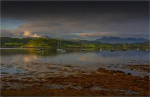 Inner Hebrides Prints: Portree harbour view, Isle of Skye, Inner Hebrides, Scotland
