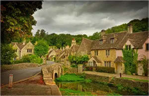 The quaint, historic and picture-book village of Castle Combe, Wiltshire, England