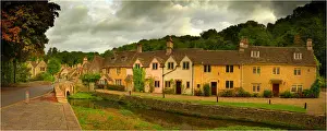 The quaint, historic and picture-book village of Castle Combe, Wiltshire, England