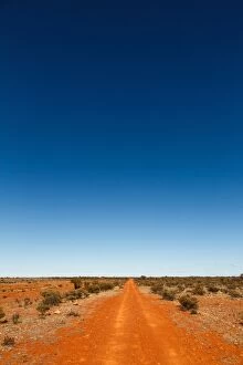 Images Dated 14th May 2014: Red dirt road. Outback Australia