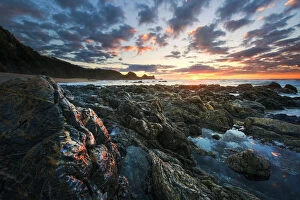 AtomicZen The Beauty of Nature Collection: Rising sun at Camel Rock beach, South coast of Australia