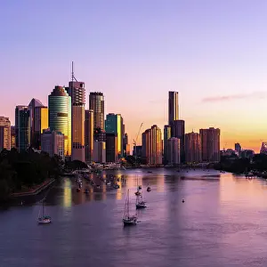 Prints of Brisbane City Mitchell Pettigrew Photography Prints: River City