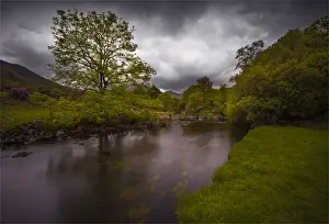 Wales Prints: The river Colwyn, Northern Wales, United Kingdom