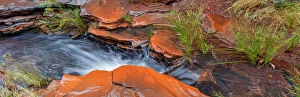 Images Dated 9th August 2019: A river running through a gorge in Karijini National Park Western Australia