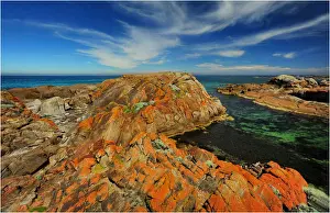 Images Dated 2010 December: Rock formations, on the coastline of King Island Bass Strait, Tasmania, Australia